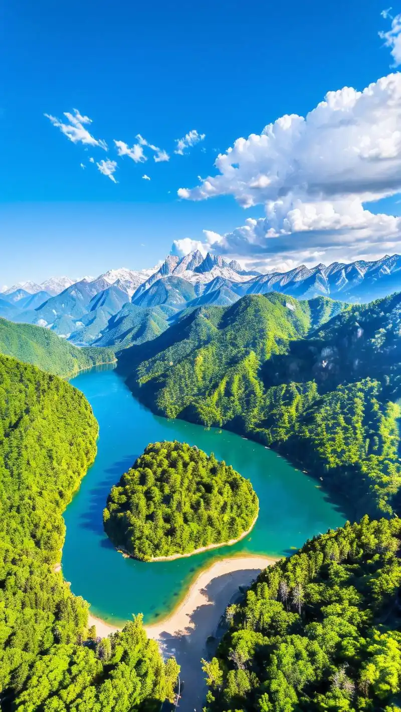 99绿色森林手机壁纸,清新养眼95