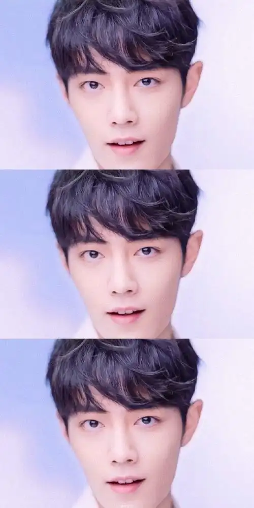 而不戴眼镜的则更多些灵动娇俏,一人千面,是肖战呐～#向全世界安利肖