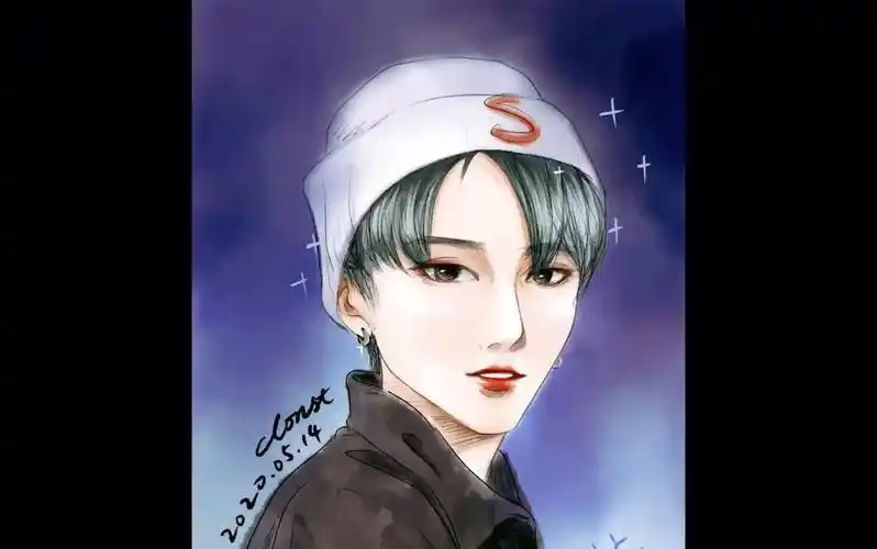 procreate30分钟青春有你2刘雨昕头像速涂今晚也太美了哈哈哈哈边听歌