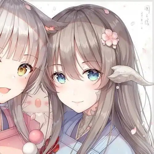 小初音闺蜜头像图片