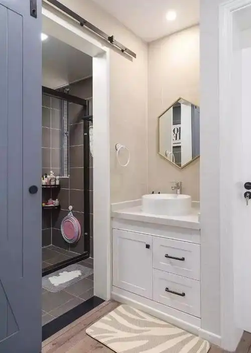 干湿分离_卫生间干湿区效果图 - 鸥美装修资讯