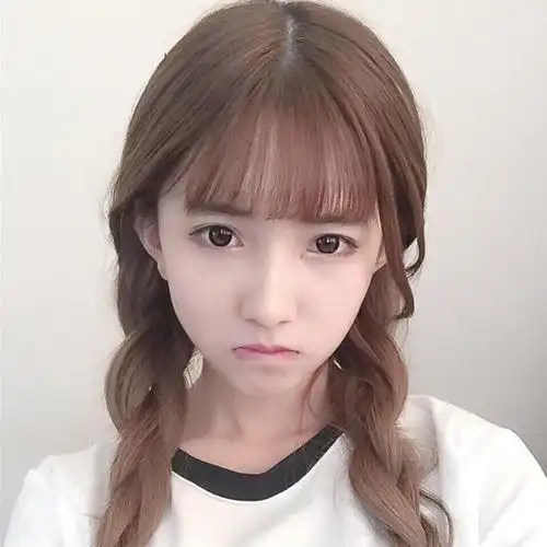 假发女麻花辫空气刘海长辫双马尾长直发学生时尚逼真双辫哑光辫子