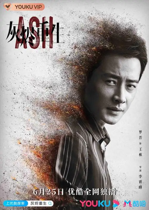 《灰烬重生》预告海报双发 罗晋聂远十年追踪欲海博弈