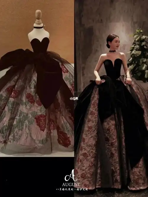 大连礼服  #大连小众礼服  #最美礼服  #黑色婚纱  #大连婚礼策划