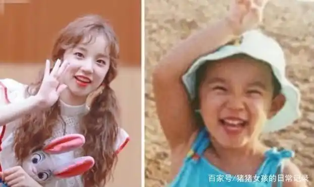 宋雨琦"整容式"长大,老照片和现在的照片有很大的区别