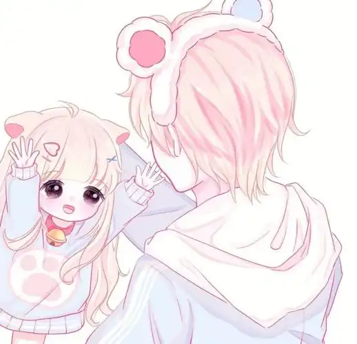 可爱的情侣头像