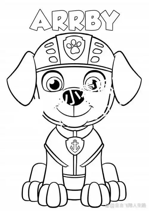 97汪汪队狗狗简笔画来啦~ 喜欢汪汪队狗狗的宝贝们是不是也喜欢狗狗