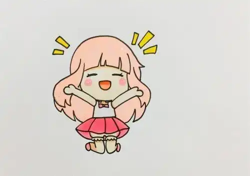 q萌可爱动漫小女孩简笔画图解教学漂亮可爱动漫小女孩简笔画怎么画