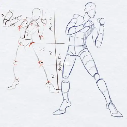 速写人体结构练习day10