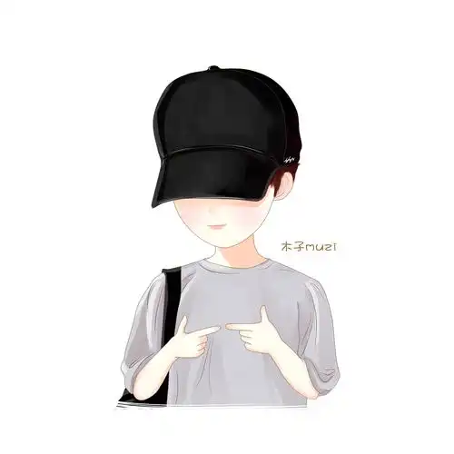 swin蔡徐坤q版卡通手绘人物二次元帅哥动漫