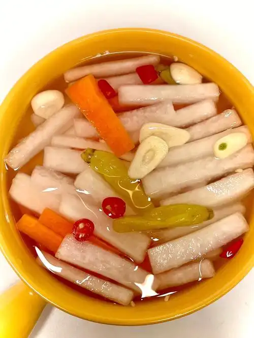 感谢网友05这样做的酸萝卜我阔以吃一辈子