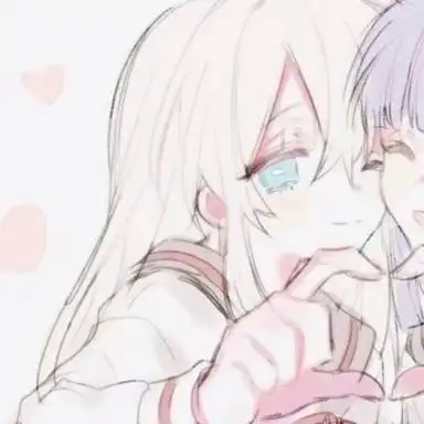 闺蜜qq头像动漫两张 高清好看的动漫头像闺蜜2张图片_女生头像_美头网