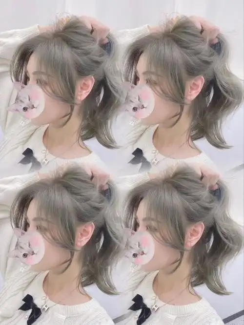 冷色头发颜色大全图片