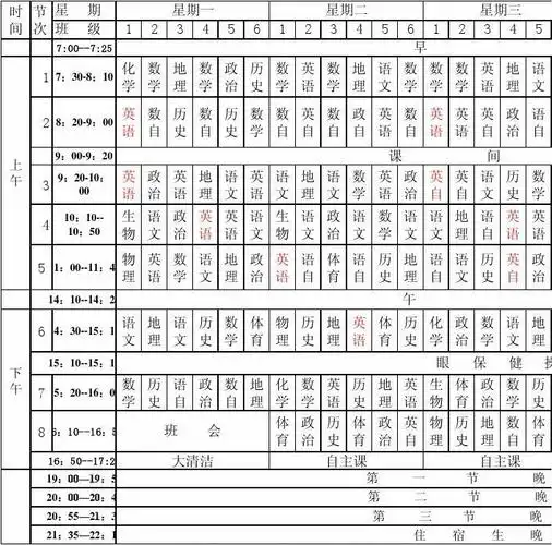 文档下载 所有分类 高中教育 数学 > 2012学年第一学期高三课程表