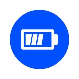 电池充电图标矢量平面设计风格