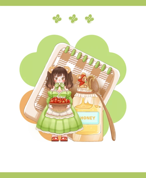 食物拟人|插画|创作习作|猫指环 - 原创作品 - 站酷 (zcool)