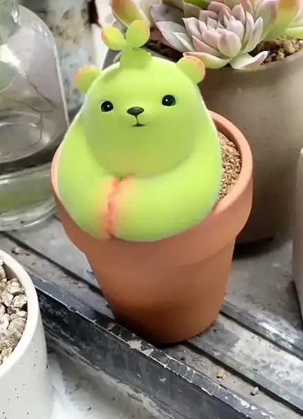 萌芽熊 我家养的小植物竟然开口说话了!