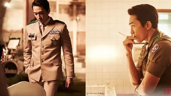 《人间中毒》中宋承宪饰演军官上校,与部下的妻子展开禁忌爱恋故事.