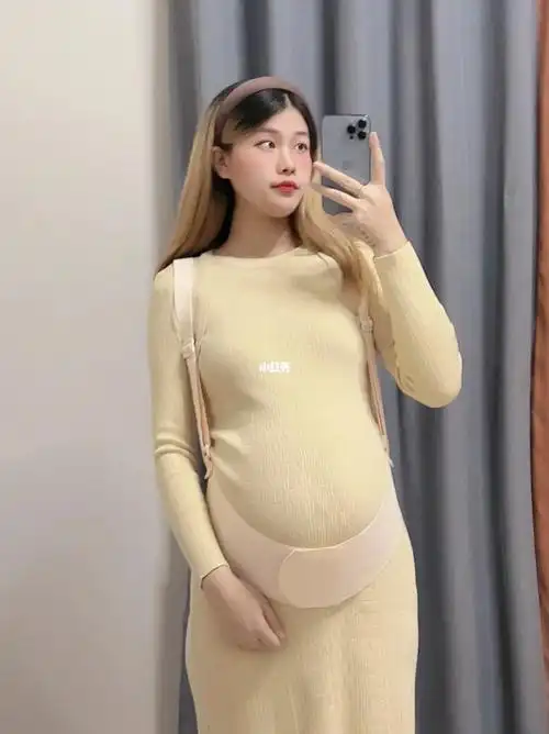 走路都会不由自主的去托着肚子二胎了才让我发现这个孕妇02托腹带