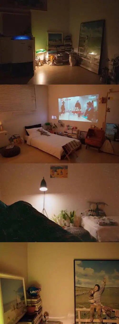 喜欢待在这样的小房间,享受一个人的夜晚