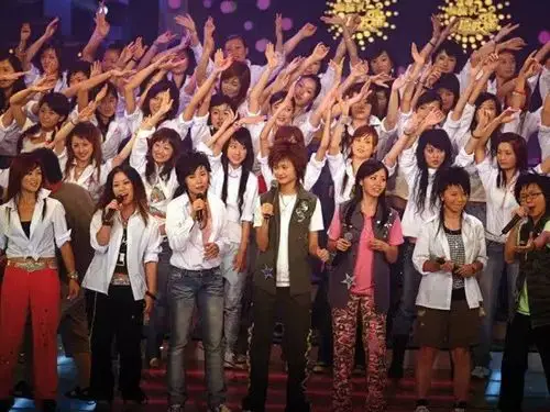 2005年 《超级女声》总决赛现场