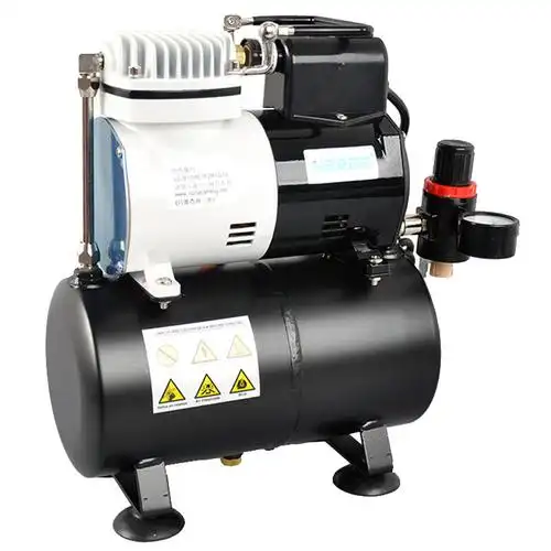 浩盛af186军模高达模型上色工具喷泵漆套餐气泵喷笔套装带储气罐