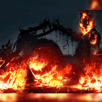 壁纸带有非常炫酷的火焰飘动动态效果,对于非常喜欢恶灵骑士的用户来
