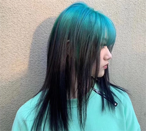 女团人气挑染发型 酷炫时髦"爆顶染"_染发发型 - 美发站