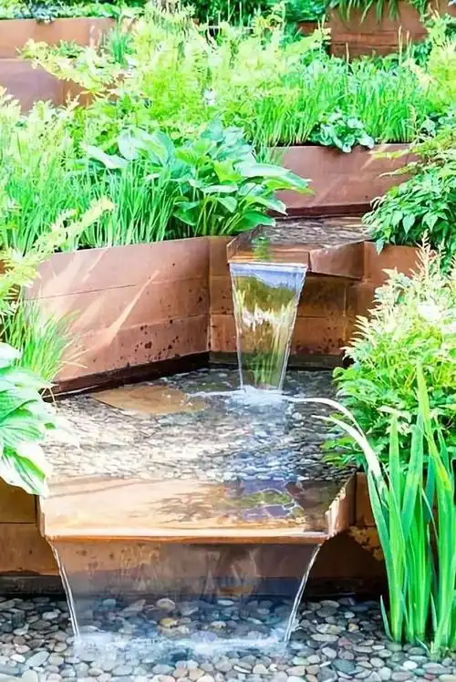 景观中的跌水,叠水?