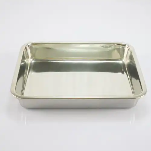 滤油油炸不锈钢密孔漏盘方盘带盘带孔盘子盘子托盘盘