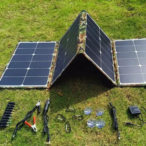 太阳能sunpower80w折叠包储能储能电源电池板光伏组件笔记本电池