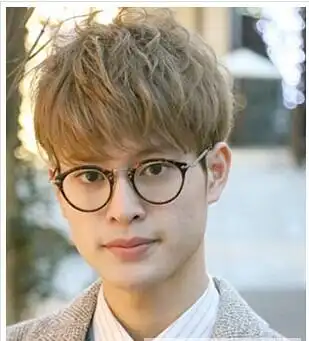 男士波波头短发发型图片斯文帅气