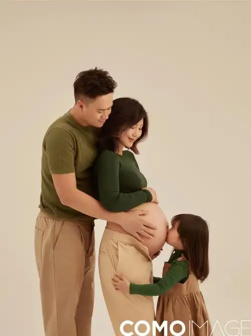 这组二胎孕照太有爱了