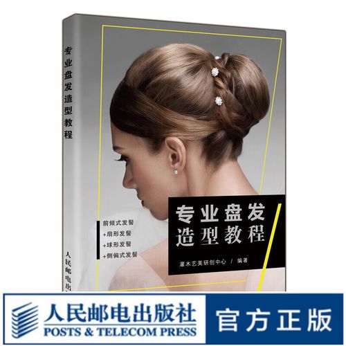 专业盘发造型教程 新娘 欧式 法式 优雅 零基础轻松学专业盘发技术的