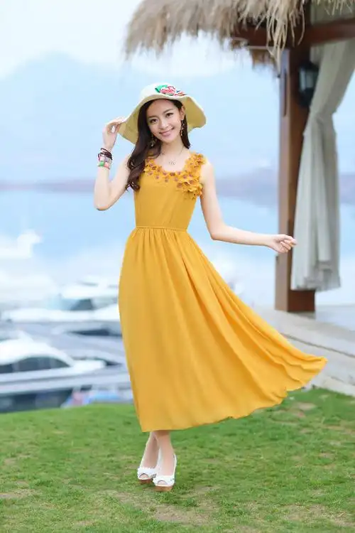 清新怡人 精品女装夏 雪纺 纯.