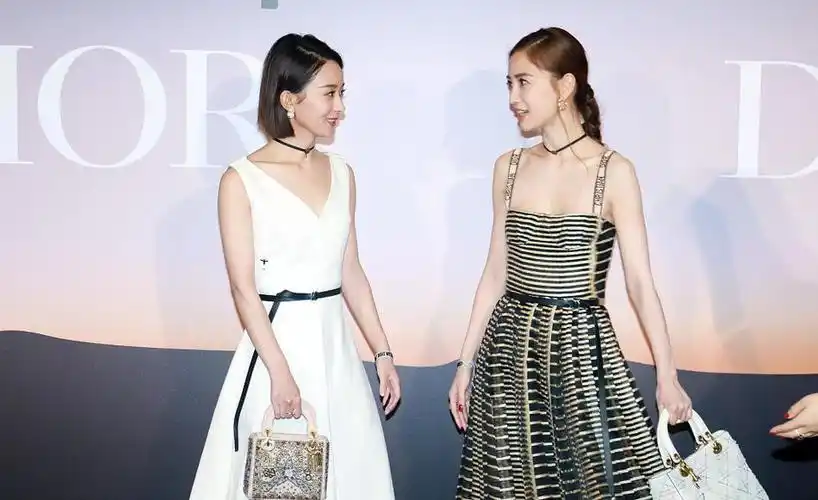 赵丽颖杨颖同框出活动图片