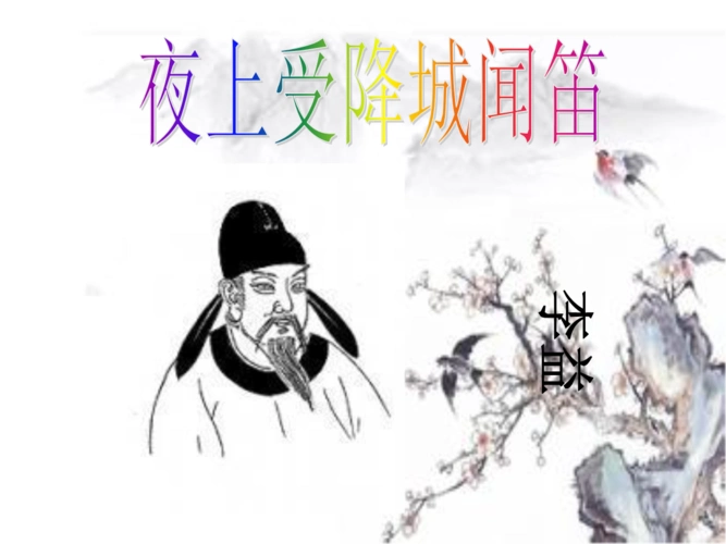北师大版语文九下《夜上受降城闻笛》ppt课件3.ppt 9页