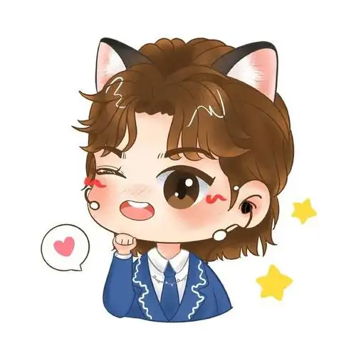 张哲瀚q版动漫头像,百变老婆,帅气可爱