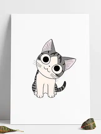 【白色小猫卡通形象】图片免费下载_白色小猫卡通形象素材_白色小猫