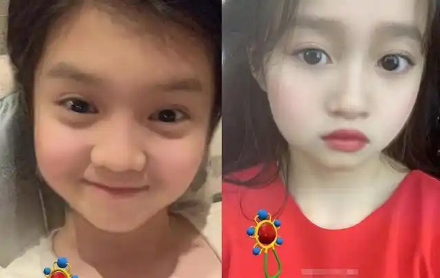 关晓彤鹿晗晒出宝宝滤镜肉嘟嘟模样好可爱怎么看都配一脸