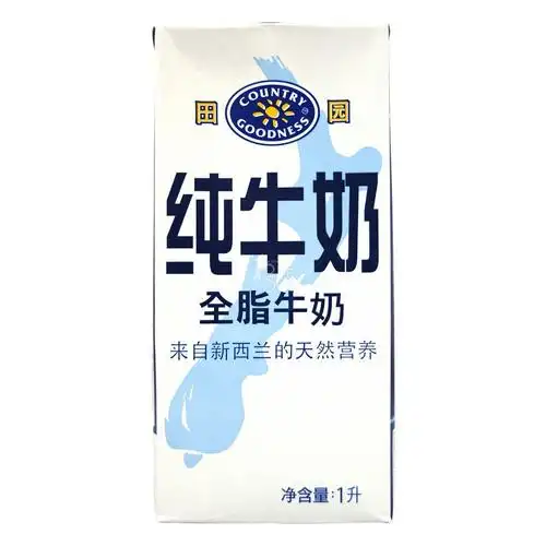 country goodness田园 全脂牛奶 1l 新西兰进口