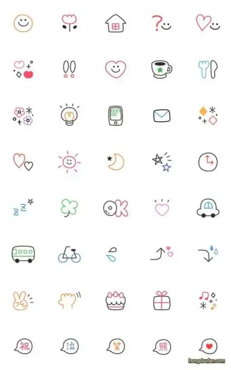 简笔画好看的可爱的小图案