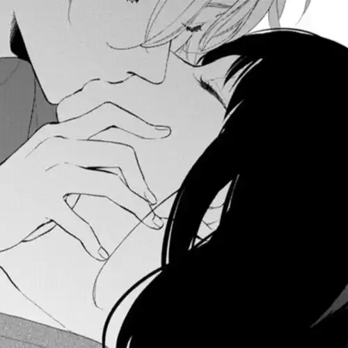 情侣头像黑白漫画自截