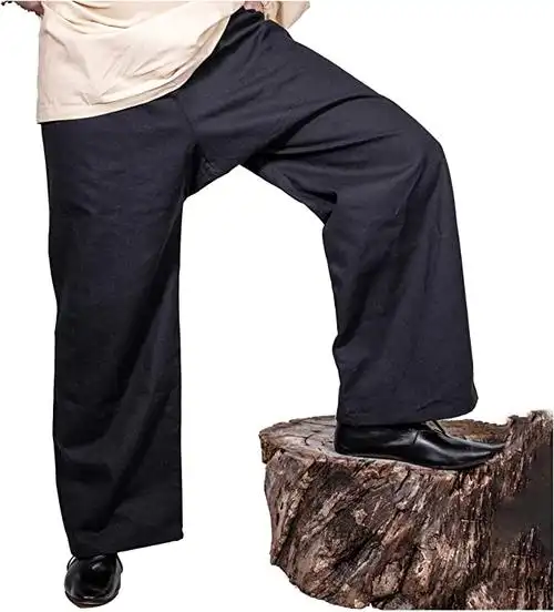 mythrojan warrior 帆布长裤中世纪维京骑士海盗棉