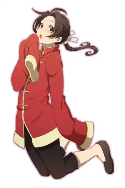 黑塔利亚 王耀 中国红 马尾(男)