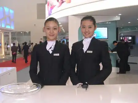 现场花絮华为美女