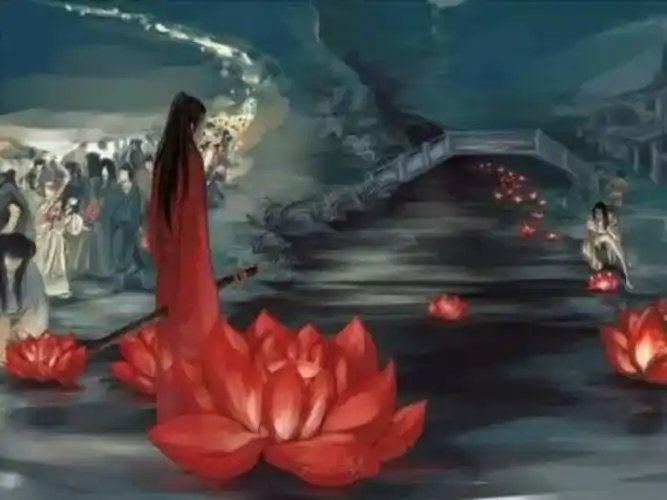 奈何桥彼岸花图片(奈何桥彼岸花的悲伤句子图片)