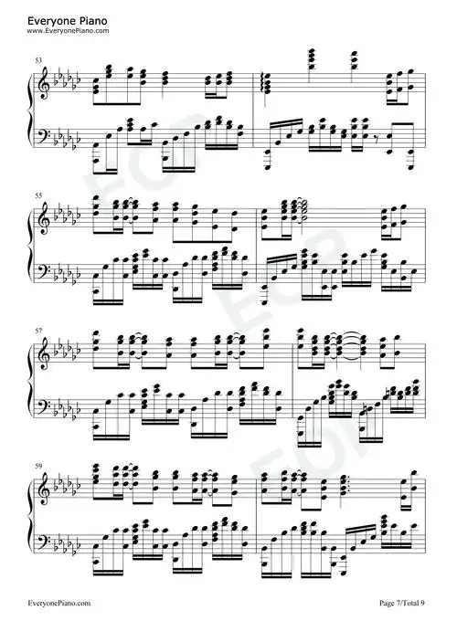 请笃信一个梦姜子牙片尾曲五线谱预览7