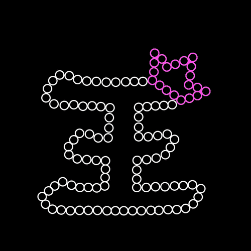 昨儿跟着教程做了一个开王牌灯的小动图ヾ()