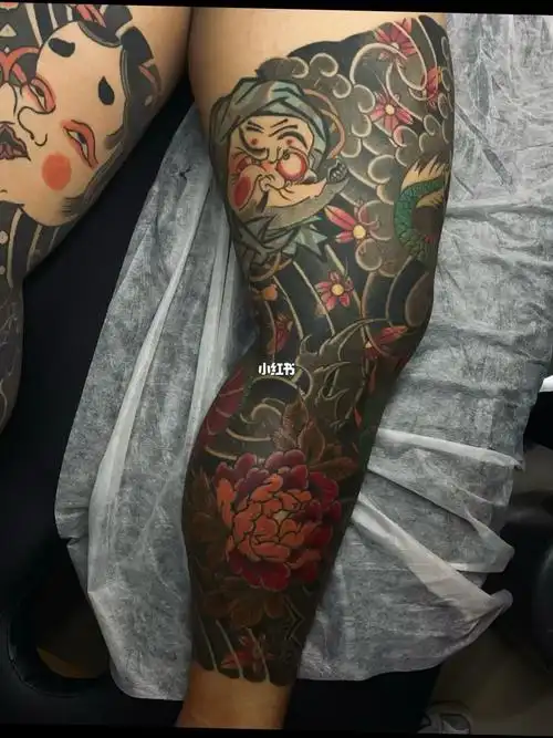 日式老传统  #纹身手稿